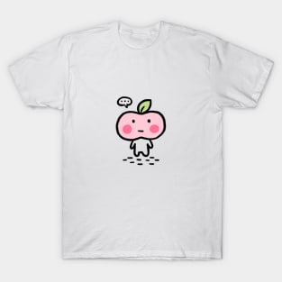 Peach : I have no idea ( front ) T-Shirt